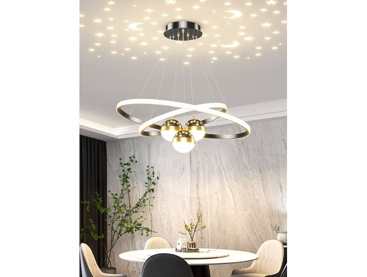 Lustre de salon - Moderne, simple et élégant, lampe tendance, nouveau modèle pour salle à manger, lampe de chambre principale