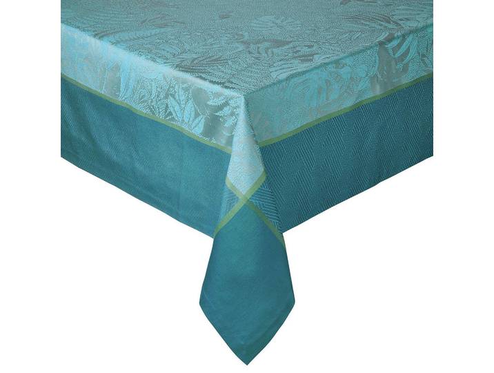 Butlers Tischdecke Green House, Blau, 160x160 cm, Heimtextilien, Wohntextilien, Tischwäsche, Tischdecken