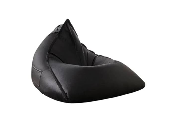 Xumh2024-3 Sitzsack Sitzsack-Stuhl, einzelnes Sofa for Wohnzimmer, Lounge und Leseecke(Schwarz)