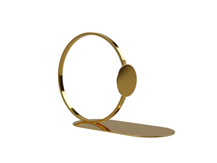 Cooee Design Support de livre Book Ring 10 cm Laiton