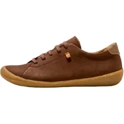 El Naturalista Unisex. 257701112005_012 Leder Turnschuhe N5770 Angenehmes Braun (37), Wohnung, Reißverschluss, Lässig