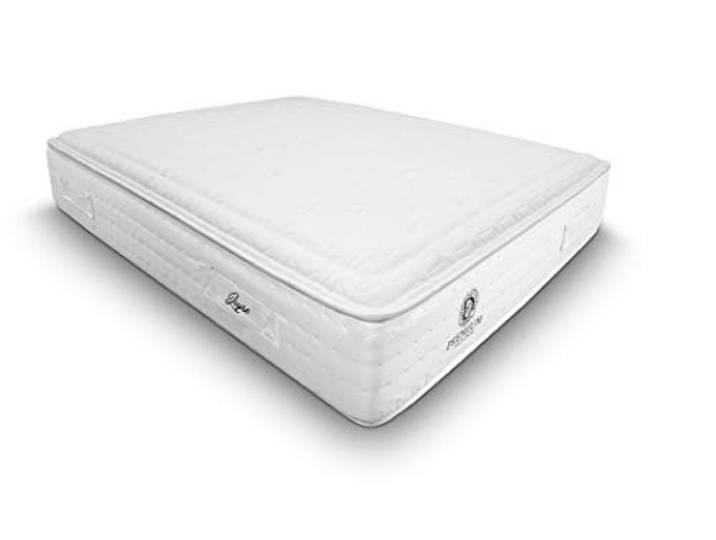 DUÉRMETE ONLINE Premium Leyre Taschenfederkernmatratze + Viskose, Festigkeit und Anpassungsfähigkeit, Höhe 30 cm, Thermo-Stoff, viskoelastisch, Weiß, 90 x 190 cm