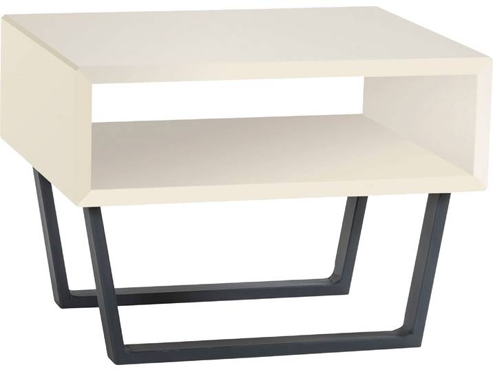 Nachttisch HASENA Jose , weiss (buche weiß deckend, lackiert), B:50cm H:36cm T:41cm, Tische, Nachttisch