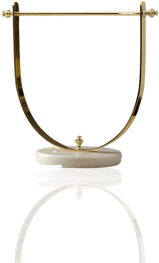 17 Stories 22.86 cm L Towel Stand Gold 34.03cm H X 22.86cm L X 22.86cm D