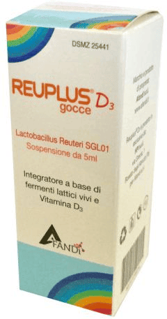 Afandi D3 Gocce Integratore Alimentare con Lactobacillus Reuteri e Vitamina D3 5ml