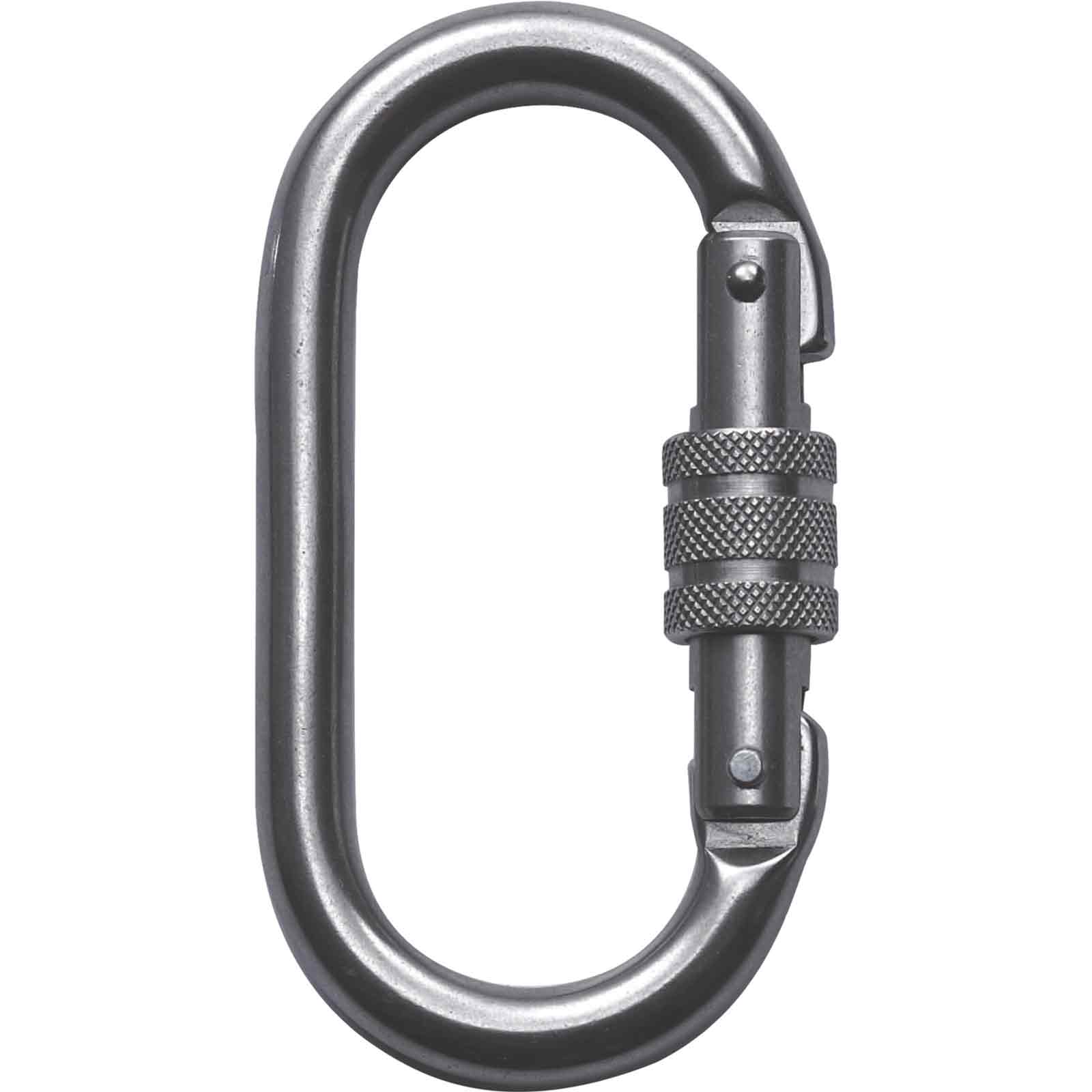 Zarges Fall Protection Karabiner Twist-Lock Edelstahl symmetrisch