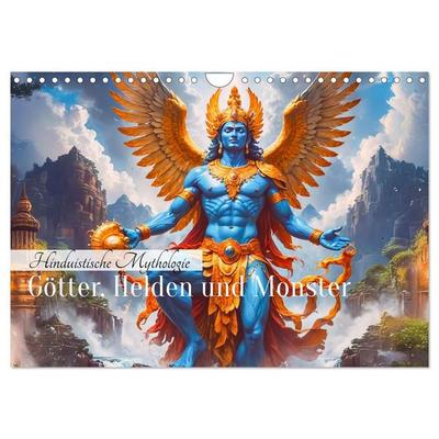 Hinduistische Mythologie - Götter, Helden und Monster (Wandkalender 2027 DIN A4 quer), CALVENDO Monatskalender