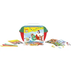 JOVI Modelliermassen Play & Fun Plastilina Christmas