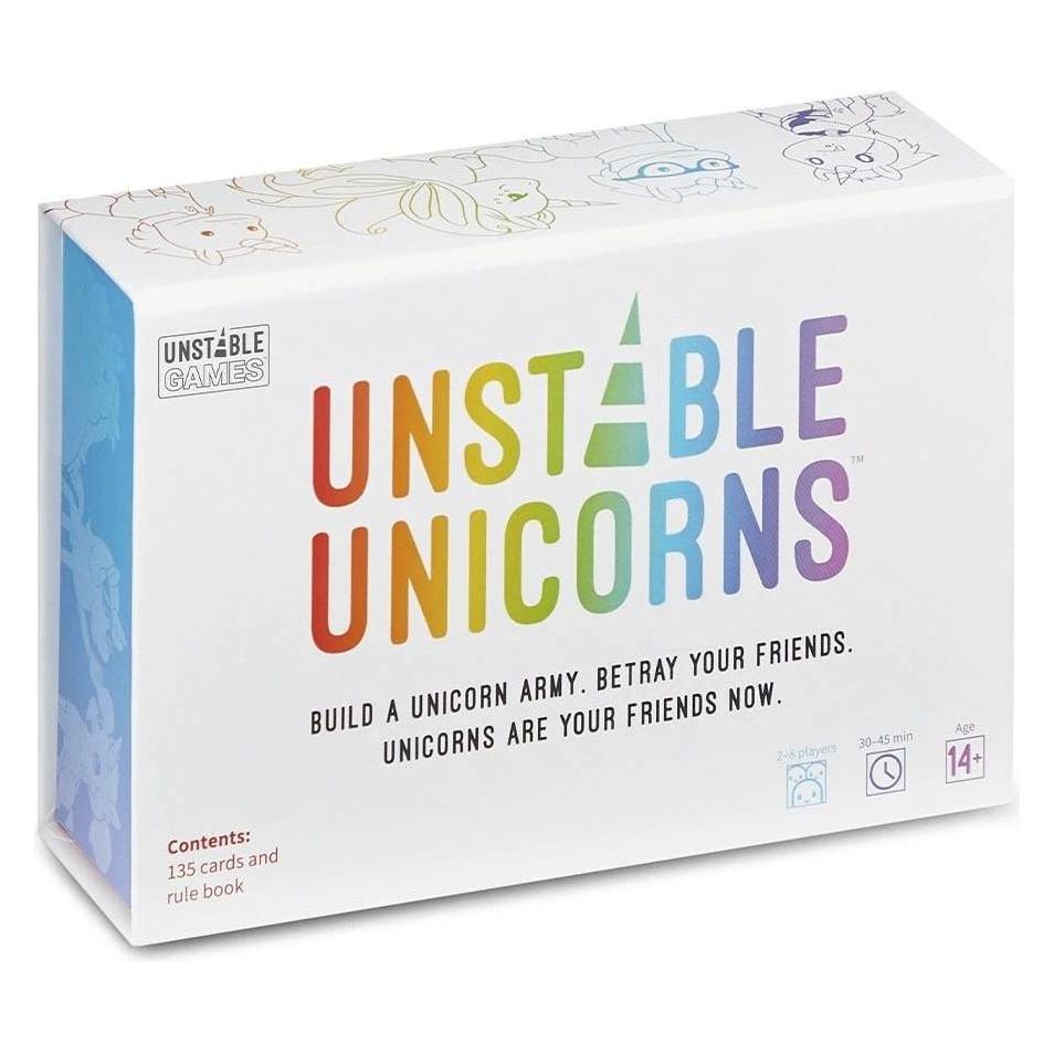Asmodée Unstable Unicorns - Card Game (Nordic) (TEEUU01SCA) (Dänisch, Finnisch, Norwegisch, Schwedisch, 2 - 8 Spieler) (TEEUU01SCA)