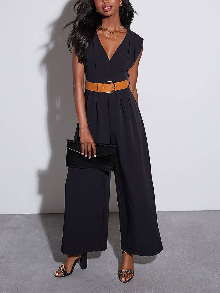LA Angels Jumpsuit in Schwarz - XL