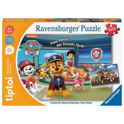 tiptoi® Puzzle für kleine Entdecker: Paw Patrol - 2x24 Teile