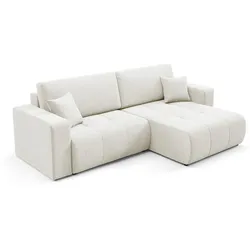 ECKSOFA Giulia 3 Sitzplätze Gebrochenes Weiß