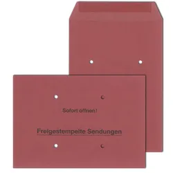 MAILmedia Freistempler-Umschläge DIN B4 rot