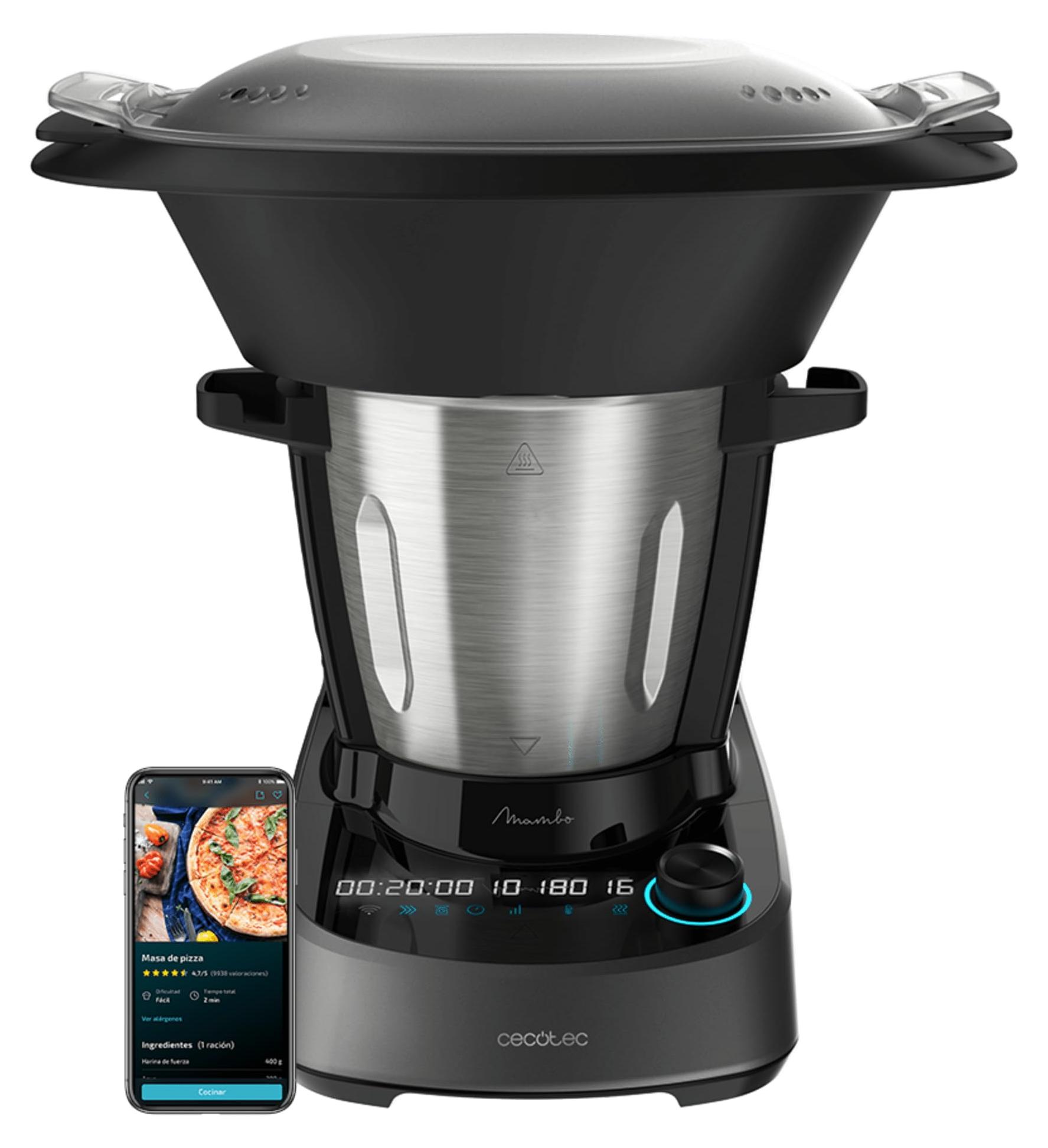 Cecotec 04341, 3,3 l, Schwarz, Edelstahl, Drehregler, Berührung, LED, Edelstahl, 1600 W