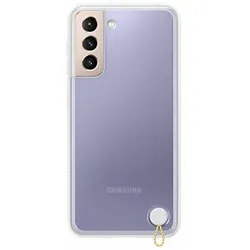 SAMSUNG Clear Protective Cover für Galaxy S21 weiß