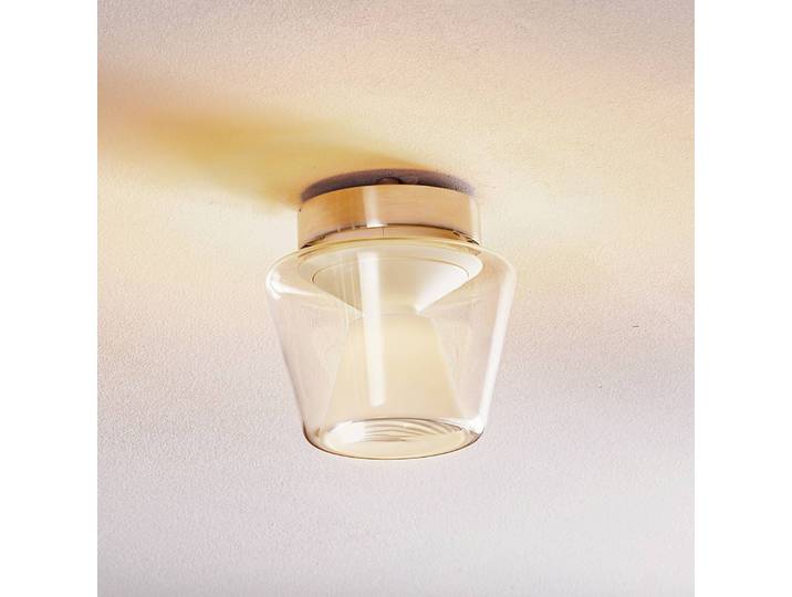 Serien Lighting Designer Deckenleuchte Annex S, dimmbar, klar / transparent, für Wohn- / Esszimmer, Glas, Design