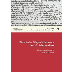 Böhmische Bürgertestamente des 15. Jahrhunderts, Fachbücher