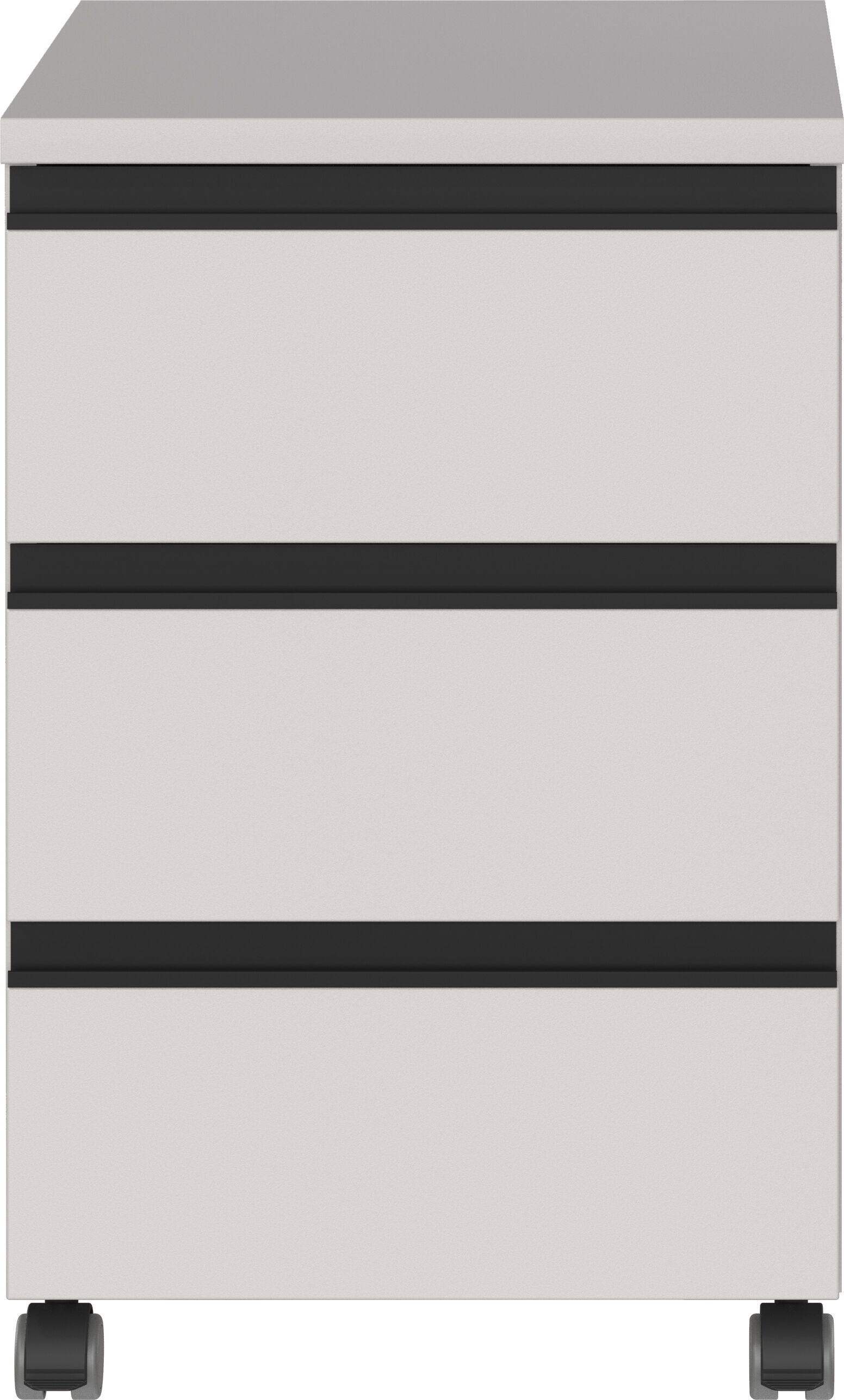 Büromöbel-Set GERMANIA "Lemont", beige (kaschmir, schwarz), B:195cm H:120cm T:80cm, Holzwerkstoff, Kunststoff, Metall, Arbeitsmöbel-Sets, Büromöbel-Set, Set bestehend aus höhenverstellbarem Schreibtisch und Rollcontainer kaschmir, schwarz B/H/T: 195cm x 1