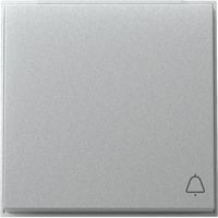 Wippe Symbol Klingel aluminium, Retail