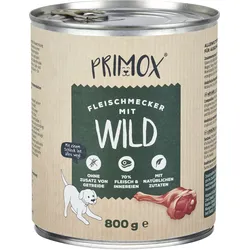 Primox Hunde Nassfutter mit Wild 6 x 800g 6x800 g