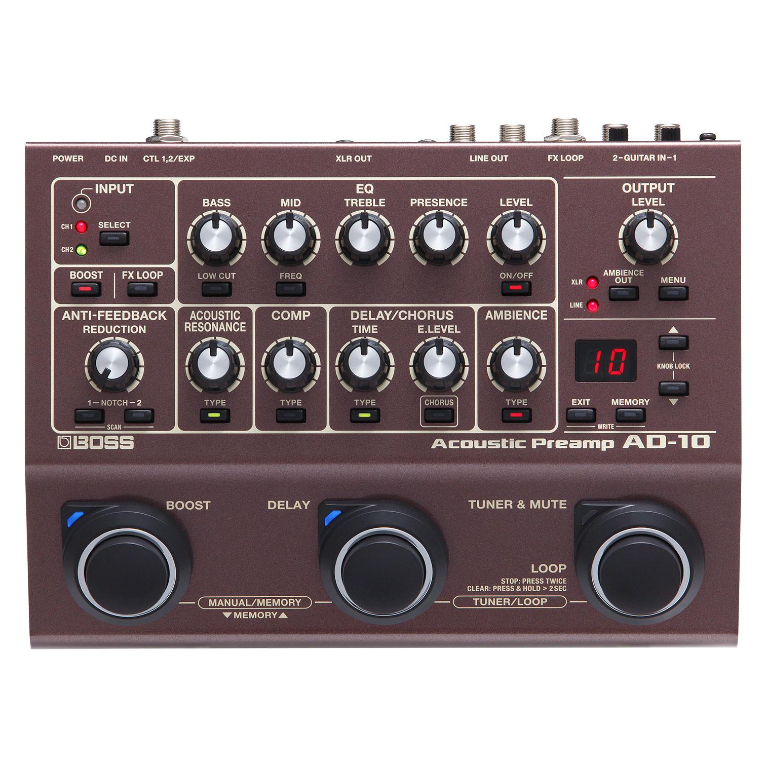 Roland Boss AD-10 Acoustic Preamp (419681)