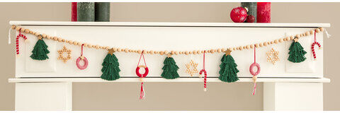 buttinette Bastel-Set "Weihnachts-Girlande"