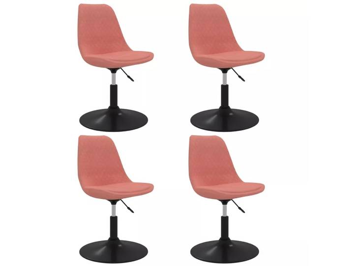 VidaXL - Esszimmerstuhl samt, One Size, Pink