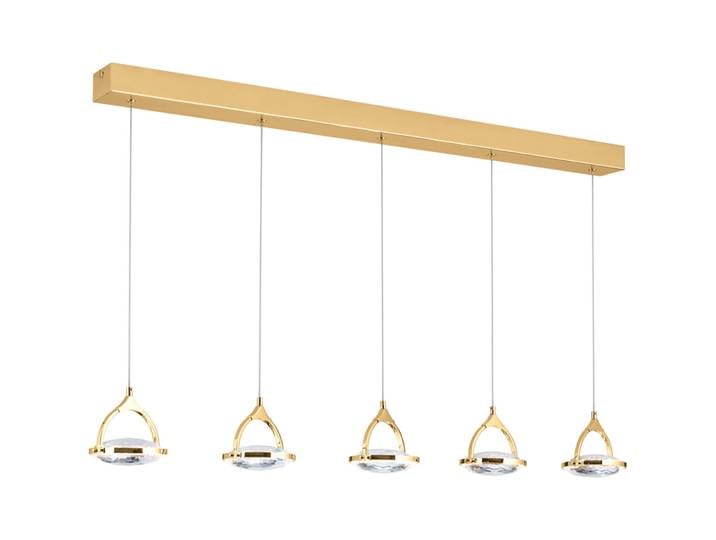 Pendellampe Moon gold Stahl B 12 cm - Lichtfarbe: Warmweiss