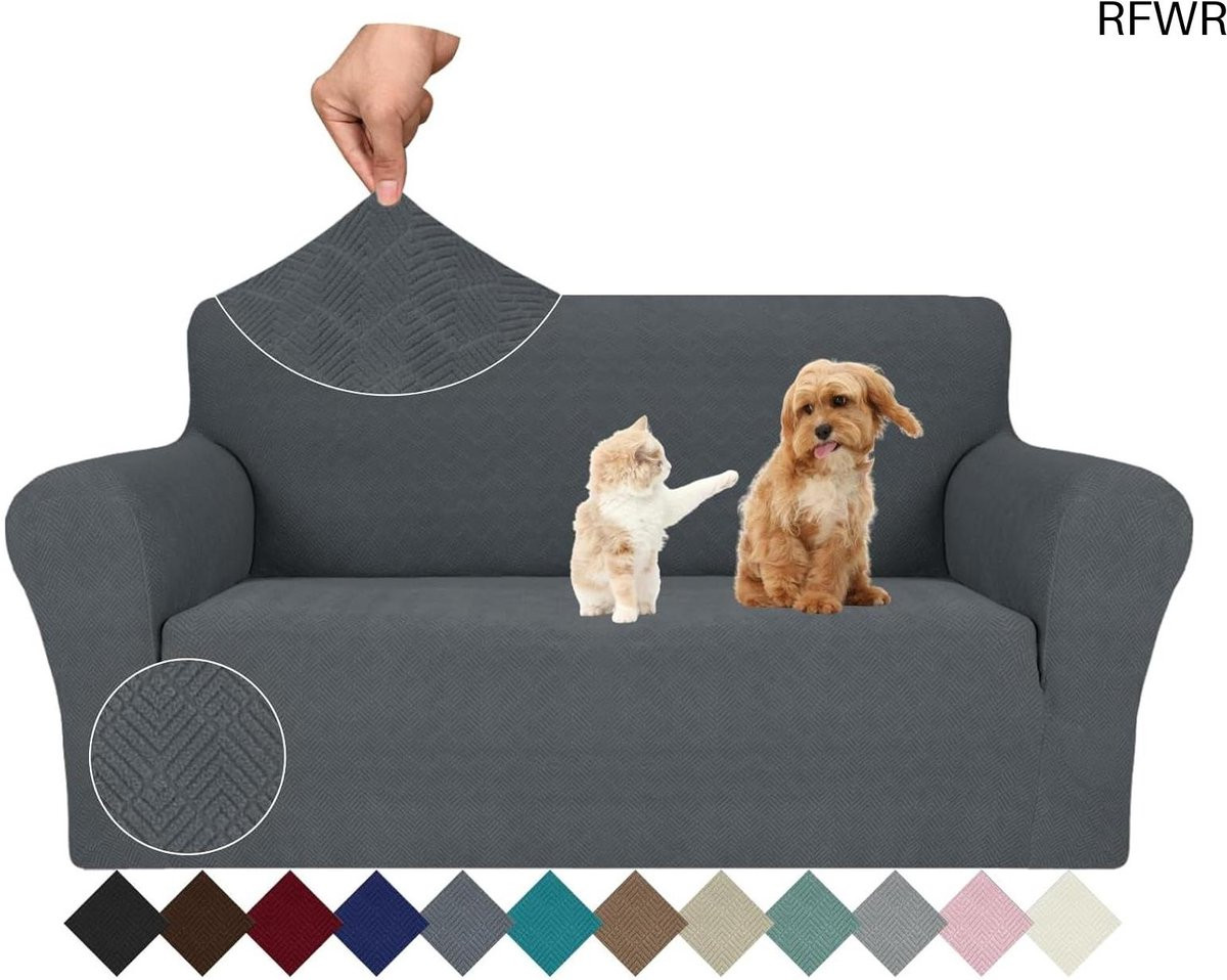 RFWR Universele 2 Zits Bankhoes - Elastische Antislip Bescherming voor jouw Sofa
