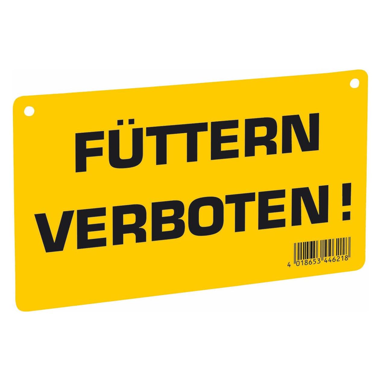 AKO Warnschild - Füttern verboten! (COR44621)