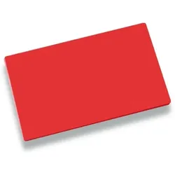 Eco-Polyethylen-Brett Rot - 500 x 300 mm -. Tellier