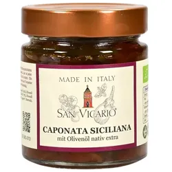 San Vicario Caponata Siciliana - Gemüsegericht aus Sizilien bio
