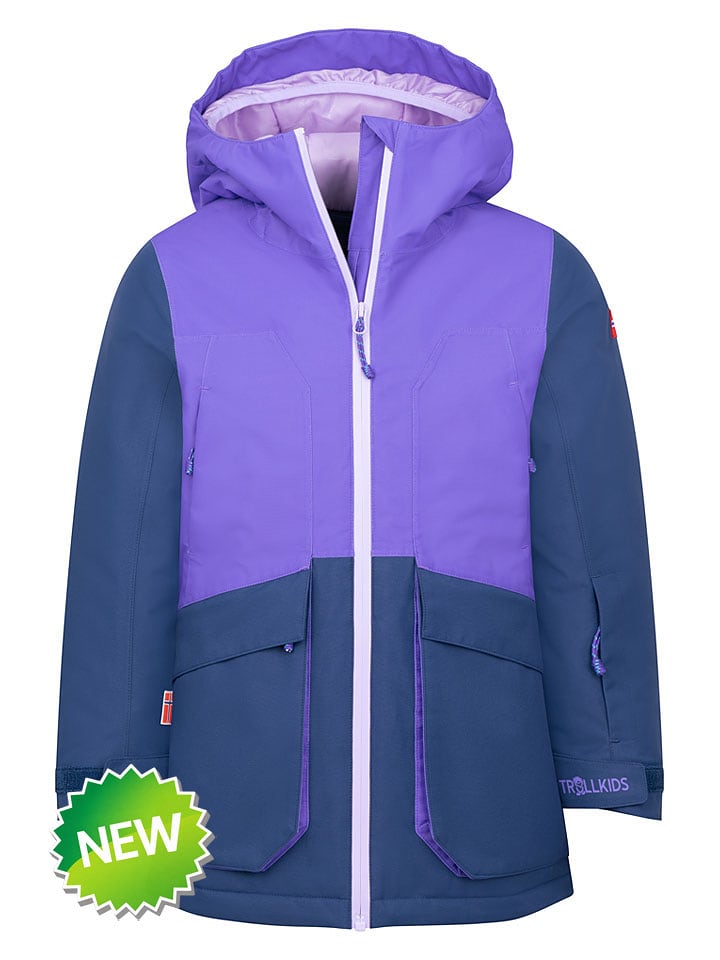 Trollkids Ski-/ Snowboardjacke "Kongsberg" in Dunkelblau - 92