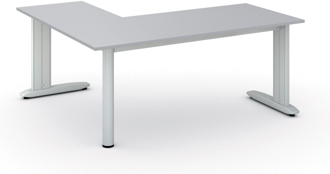 B2B Partner Büroschreibtisch PRIMO FLEXIBLE, 180x160 cm, grau