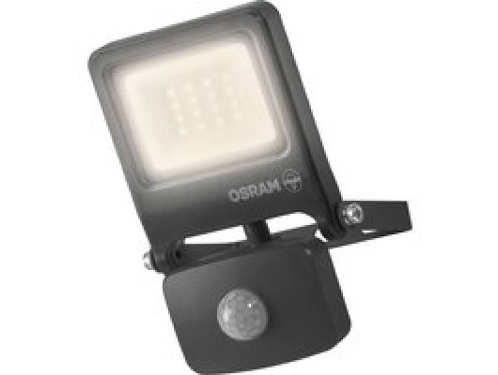 OSRAM Projecteur extérieur LED « Endura Flood Sensor », avec détecteur de mouvement. (830 DG / 10 W, gris foncé)