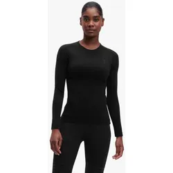Mode&Accessoires ON ON Damen Merino Long-T - Black - L