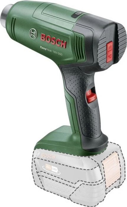 BOSCH Heißluftpistole AKU EasyHeat 18 V-500, Reduzierdüse 0.603.2A8.000 (ohne Akku)