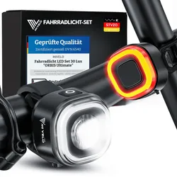 Fahrradlicht LED Set 30Lux "ORBIS One" - Neu,oft gekauft,Zubehör