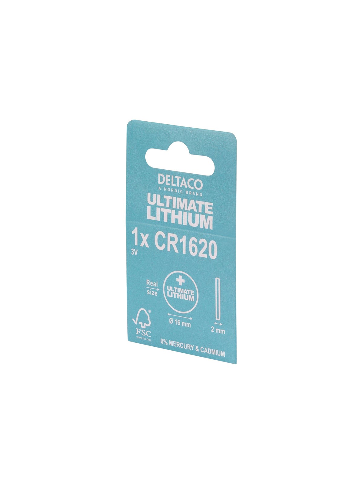 Deltaco Ultimate battery x CR1620 - Li