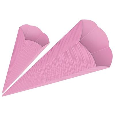 URSUS Schultüten 3D-Schultüten, rosa, Höhe: 68 cm, Durchmesser: 20 cm