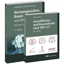 Buchpaket: Normengerechtes Bauen nach DIN 276/DIN 277 & Grundflächen und Rauminhalte nach DIN 277 im, Fachbücher von Regina Zeitner, Willi Hasselmann, Karsten Prote, Ulrike Mickan, Clemens Schramm