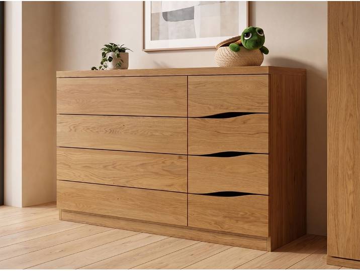 Kommode Eiche „Astrid“ 150 cm Massivholz Eiche