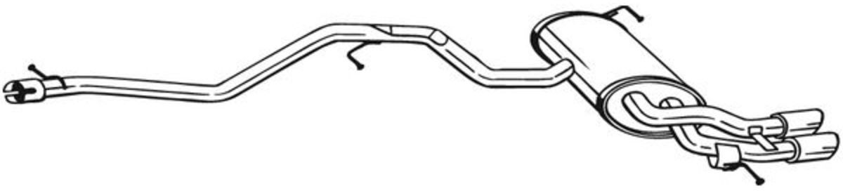 Endschalldämpfer BOSAL 286-363