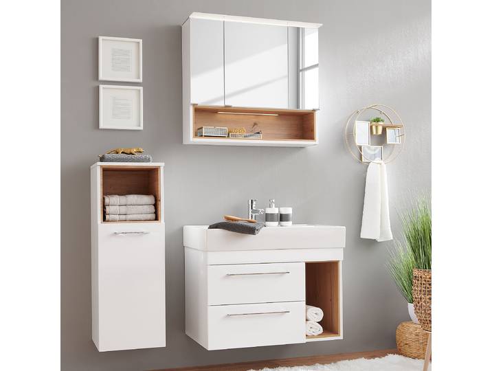 Salle de bain - 3 éléments 115 x 141 x 47cm Blanc