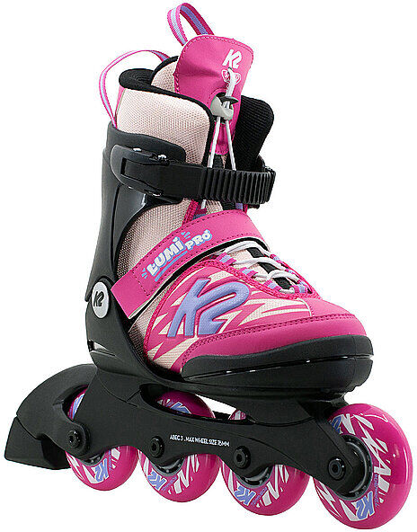 K2 Mädchen Inlineskates Eddie Lumi Pro pink   32-37 B