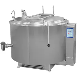 EURAST - Zylindrischer kesssel elektrisch 300 liter indirekte wärme - 1320x1330x940 mm - 36000 W 400/3V - 18E13300