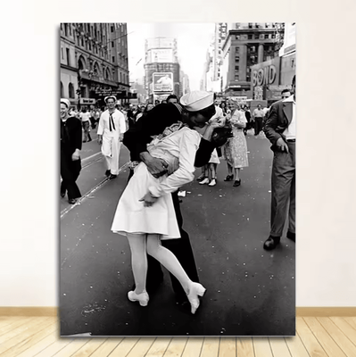 Inspire Curations Vintage Perfume Lady Canvas Poster Elegant Fashion Wall Art Decor c 40x50cm Unframed