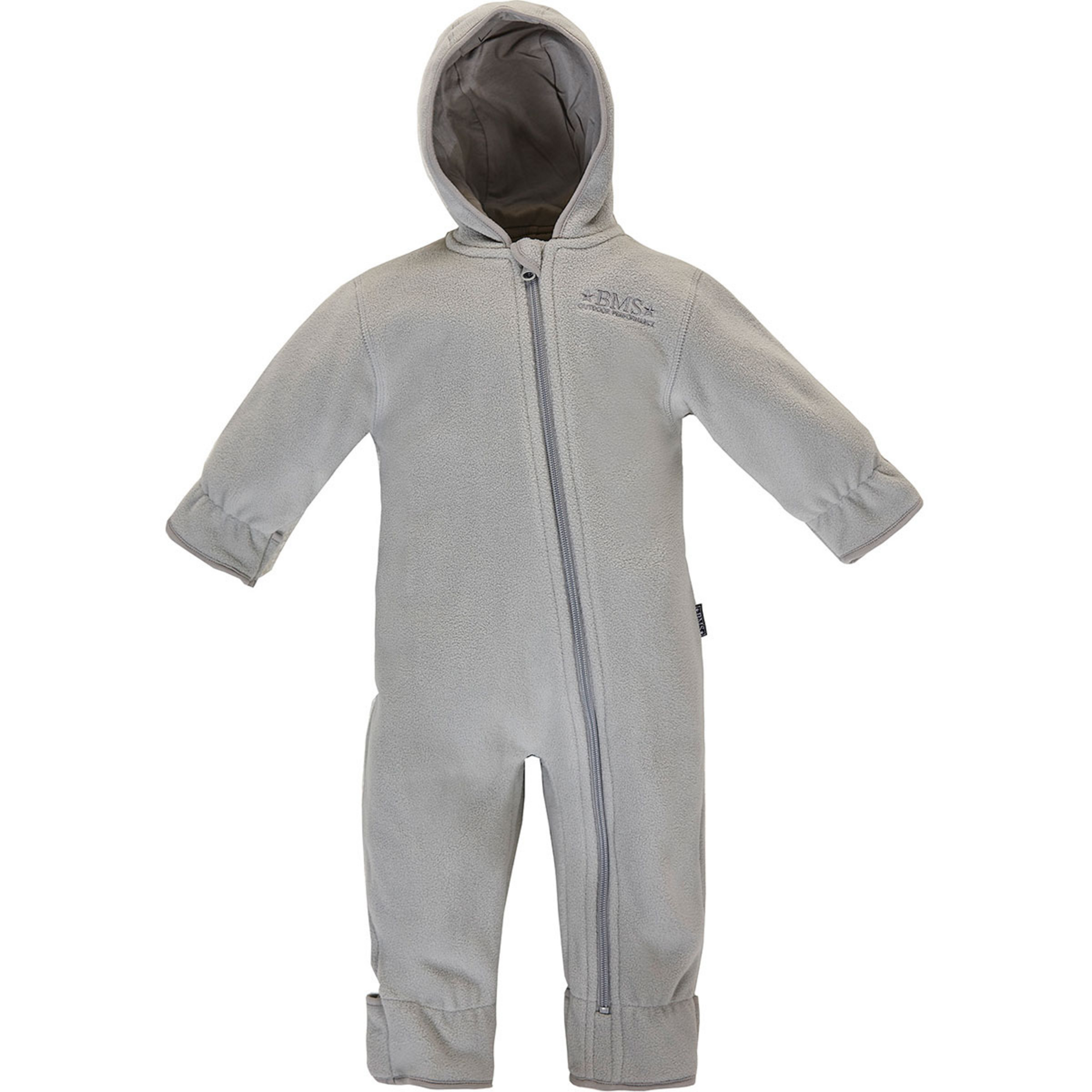 BMS Clima-Fleece Overall Kinder Overalls grau Größe 92 Lifestyle Hautfreundlich