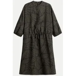 Printkleid Wenria botanical Braun 40