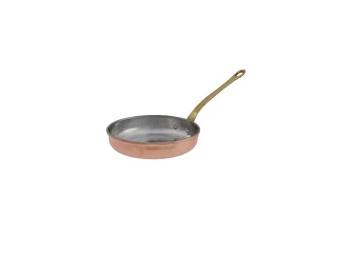 ich-zapfe.de Bratpfanne, Kupferpfanne - aus Kupfer und Messing, 24cm